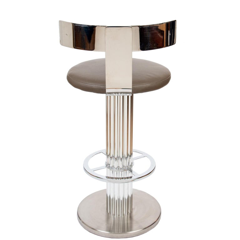 Art Deco Style Bar Stools by Designs for Leisure, USA, circa 1988 at