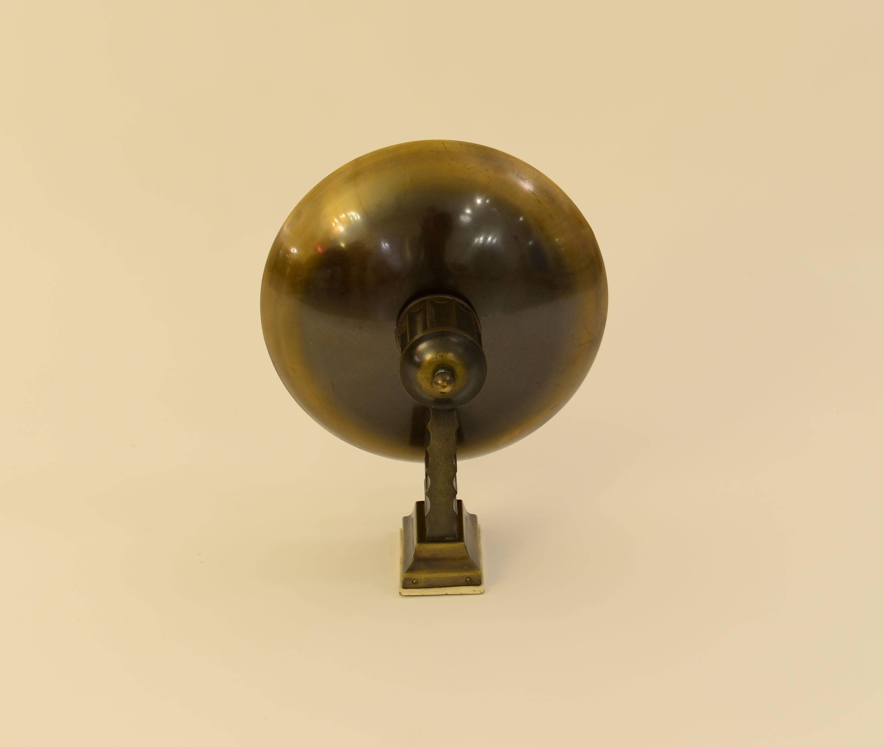Art Deco Style Bauhaus Brass Torch/Wall-Lamp, Re-Edition In New Condition For Sale In Vienna, AT