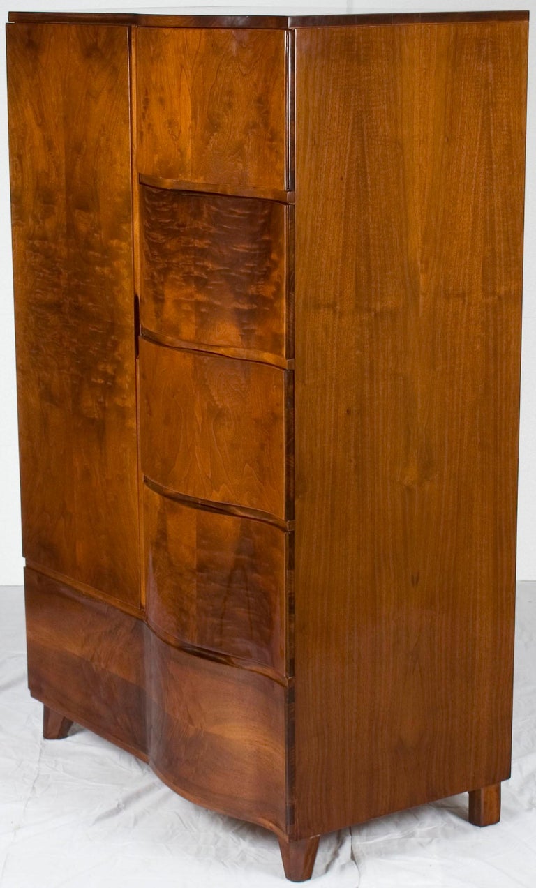 Art Deco Style Bedroom Wardrobe Armoire Closet For Sale at ...