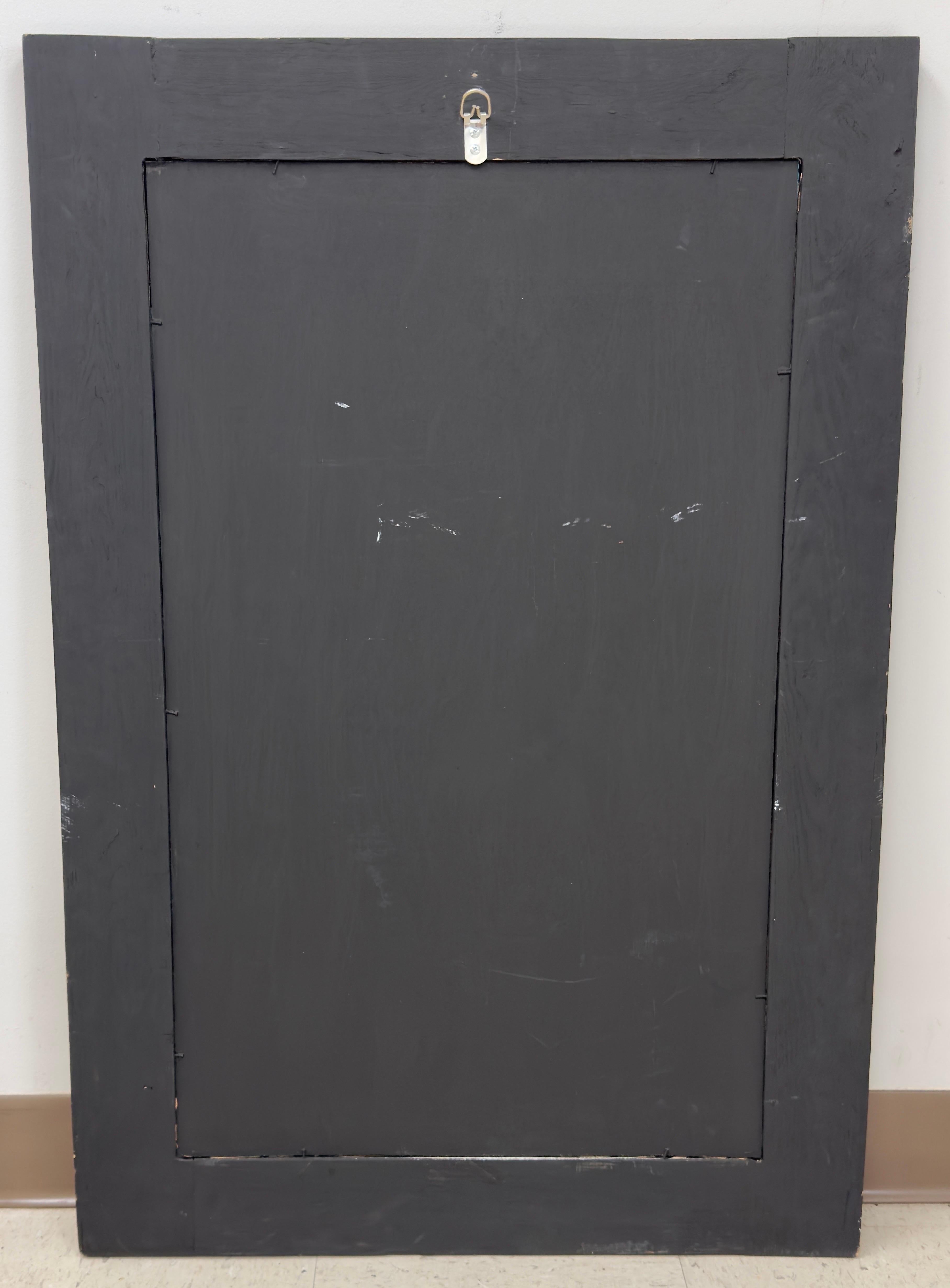 Wand- oder Konsolenspiegel aus schwarzem und weißem Harz im Art-déco-Stil im Angebot 4