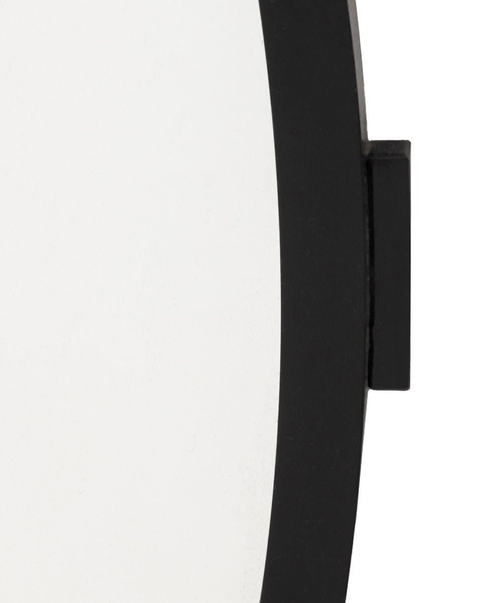 Art déco Miroir circulaire noir de style Art Deco en vente