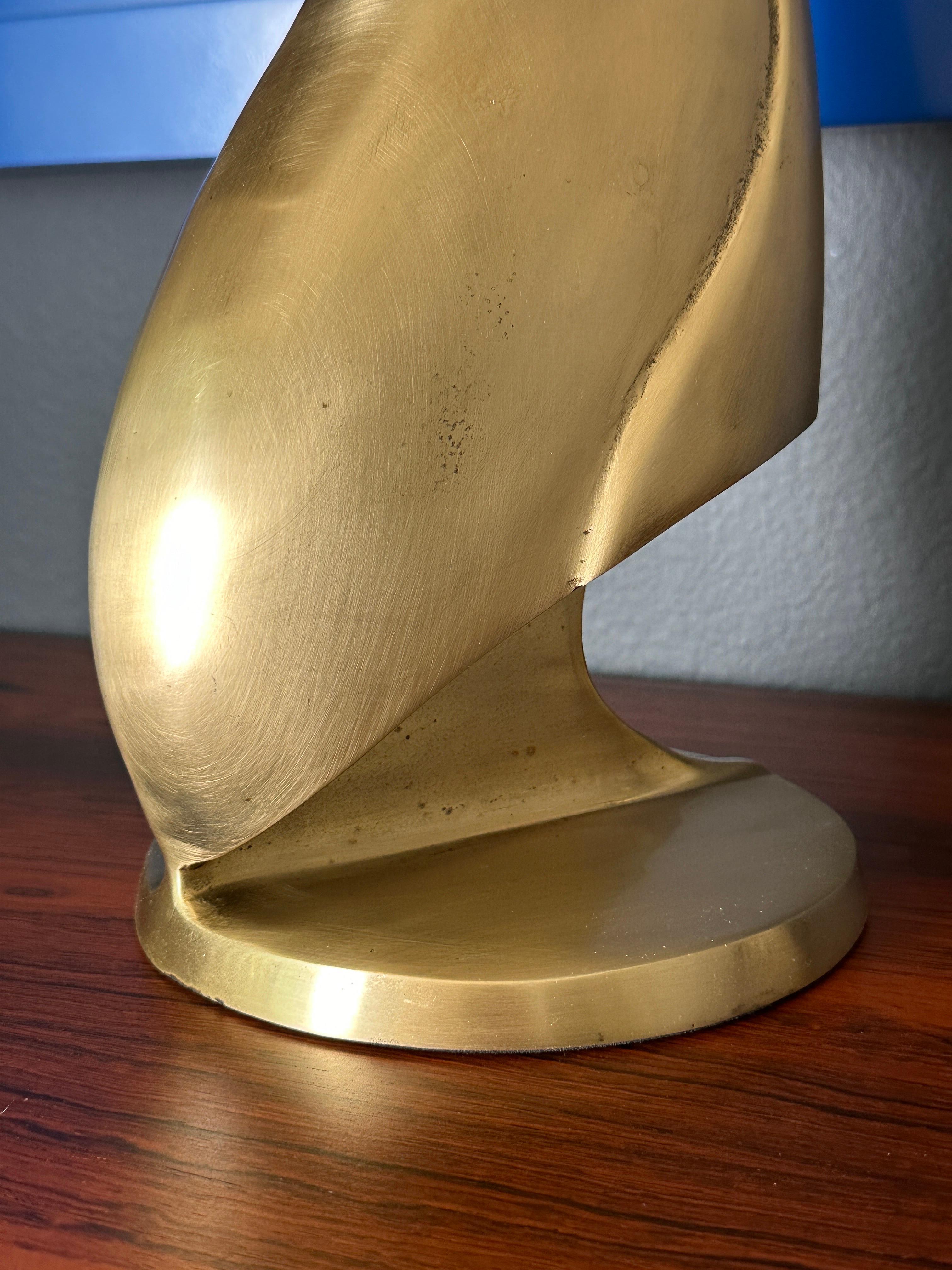Art Deco Style Brass Kudu / Antelope Sculpture For Sale 4