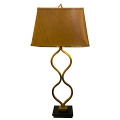 Art Deco Style Brass Table Lamp