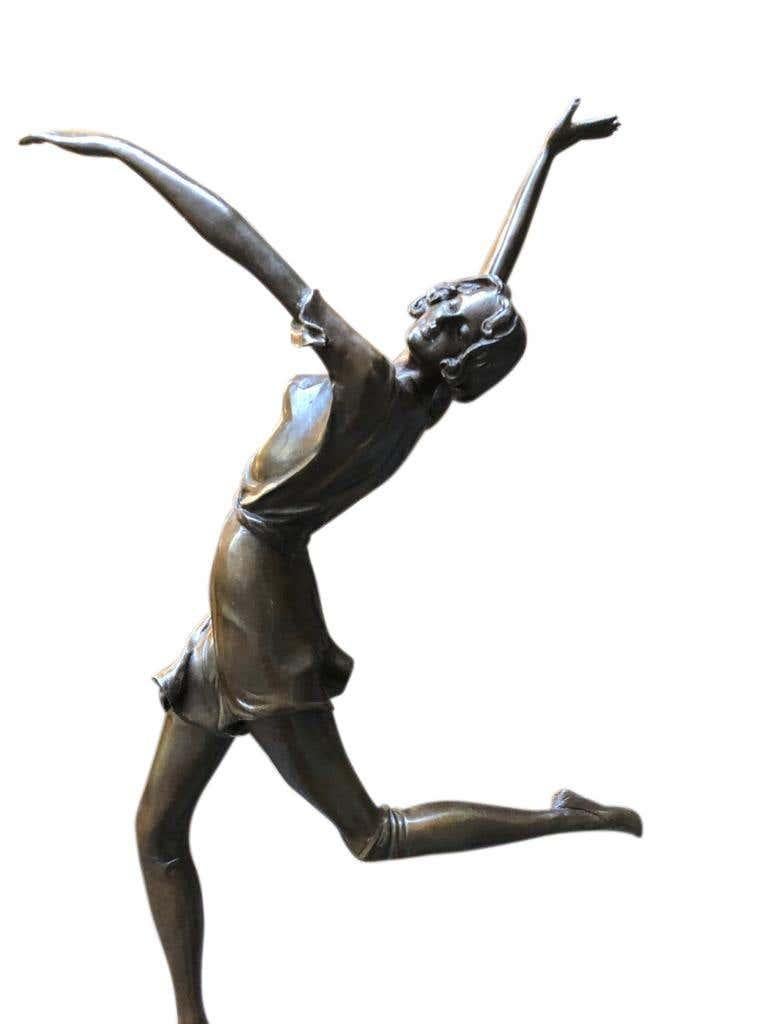 Art Deco Style Bronze Dancer by Bruno Zach, 20th Century 9