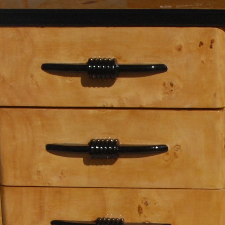 Art Deco Style Burl Dresser For Sale At 1stdibs