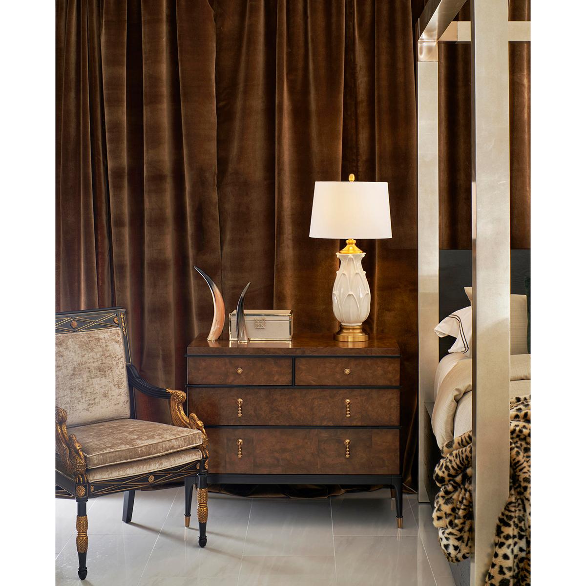Art Deco Style Burl Wood Dresser For Sale 2