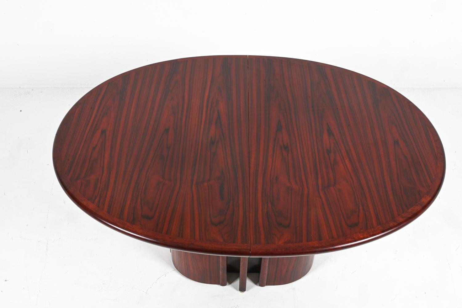Art Deco-Style Butterfly Leaf Dining Table by Skovby, Denmark 1970's For Sale 4