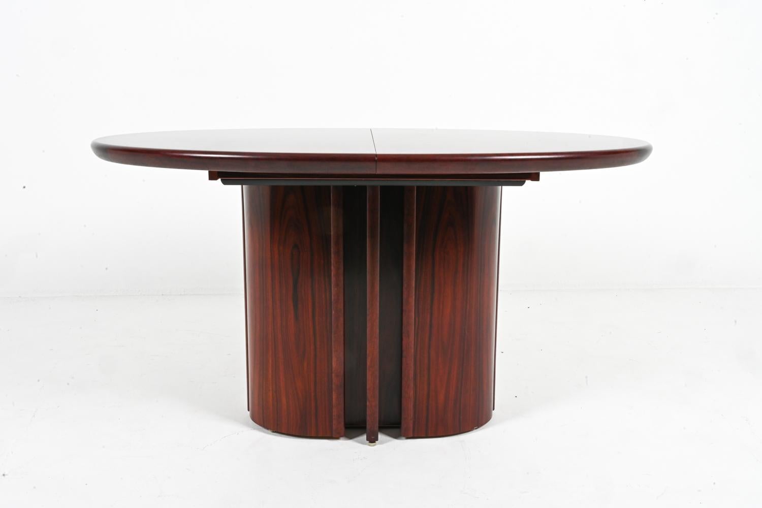 Art Deco-Style Butterfly Leaf Dining Table by Skovby, Denmark 1970's For Sale 5