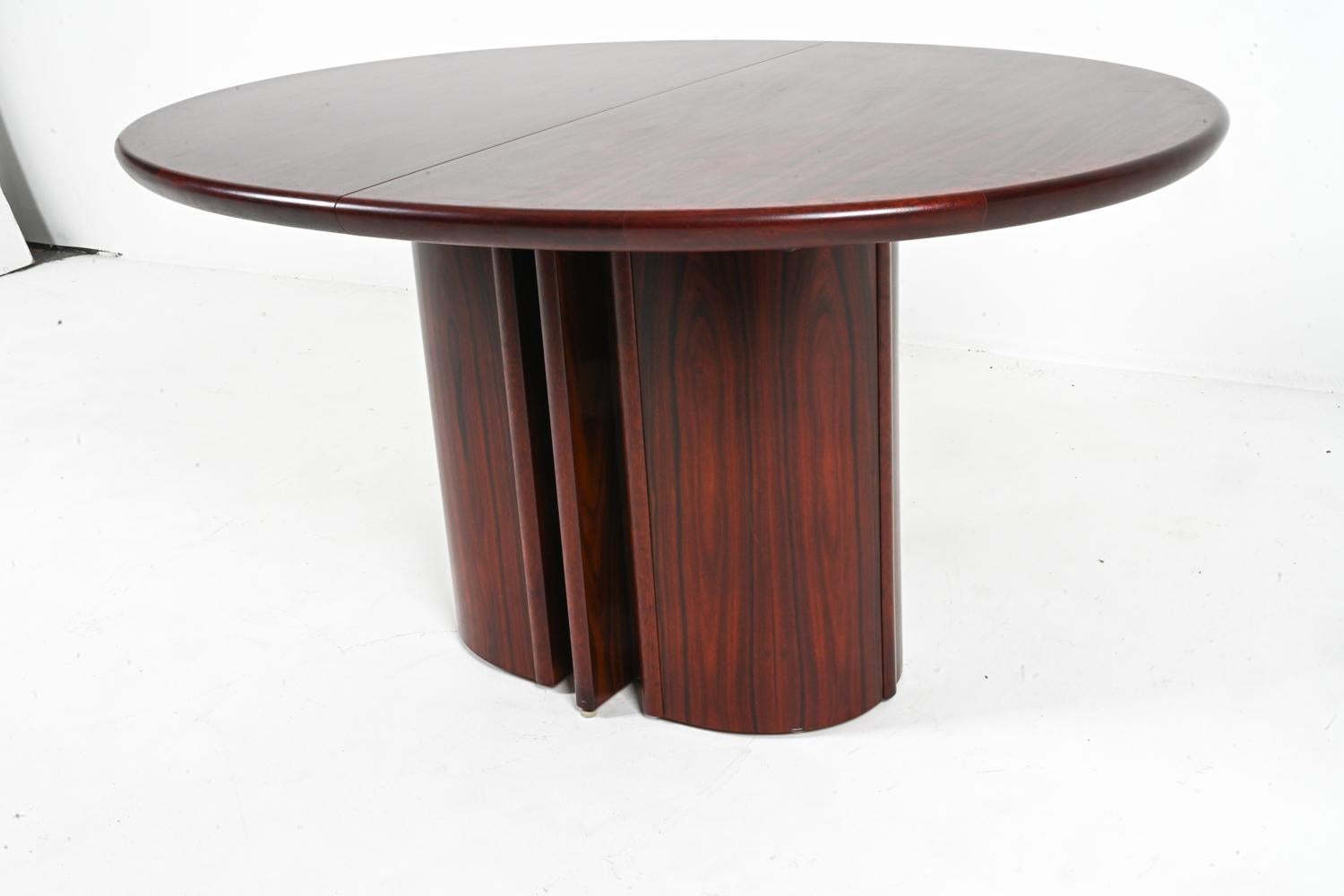 Art Deco-Style Butterfly Leaf Dining Table by Skovby, Denmark 1970's For Sale 6