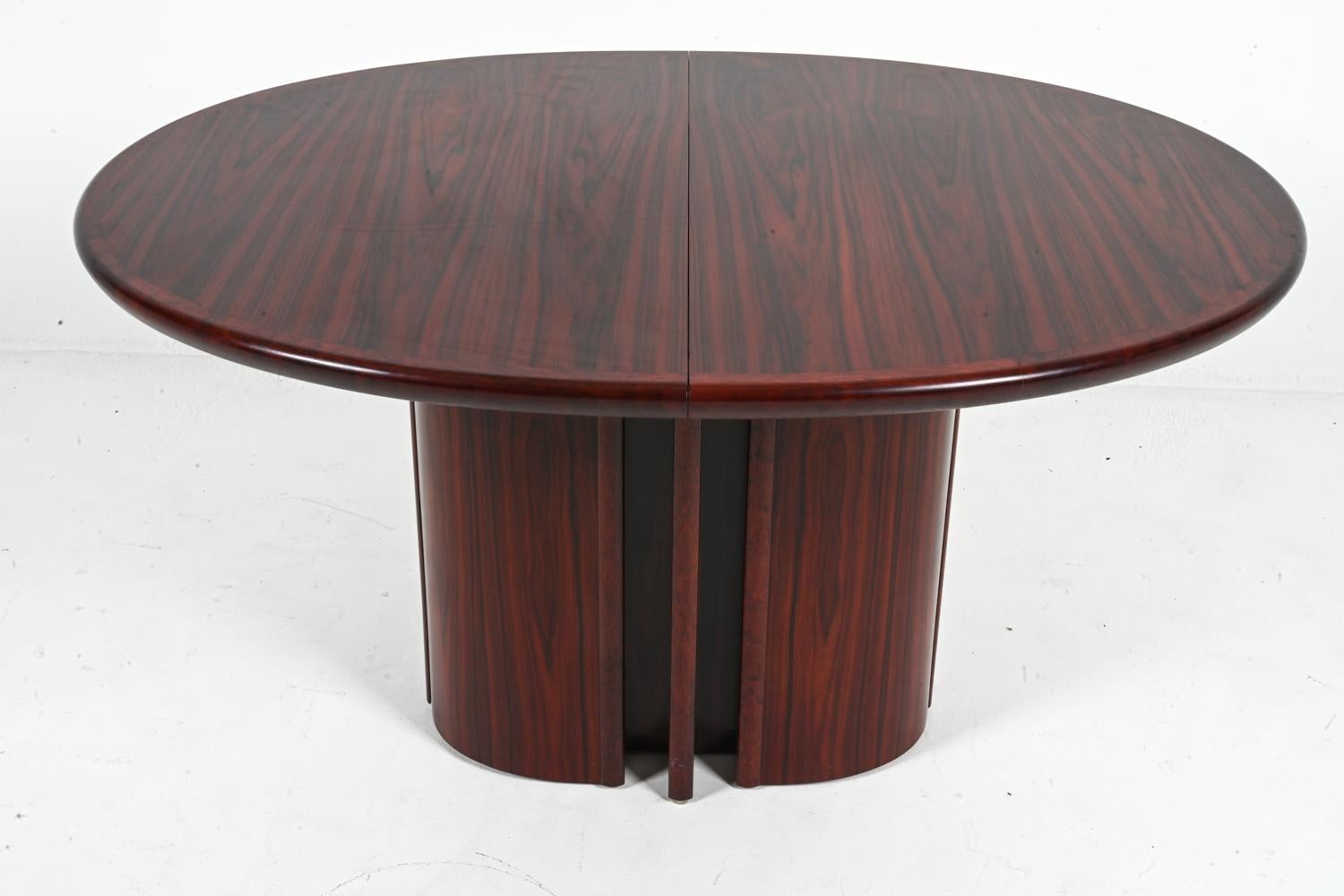 Art Deco-Style Butterfly Leaf Dining Table by Skovby, Denmark 1970's For Sale 8