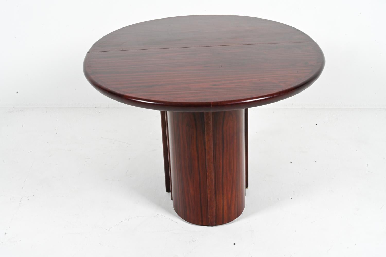 Art Deco-Style Butterfly Leaf Dining Table by Skovby, Denmark 1970's For Sale 9