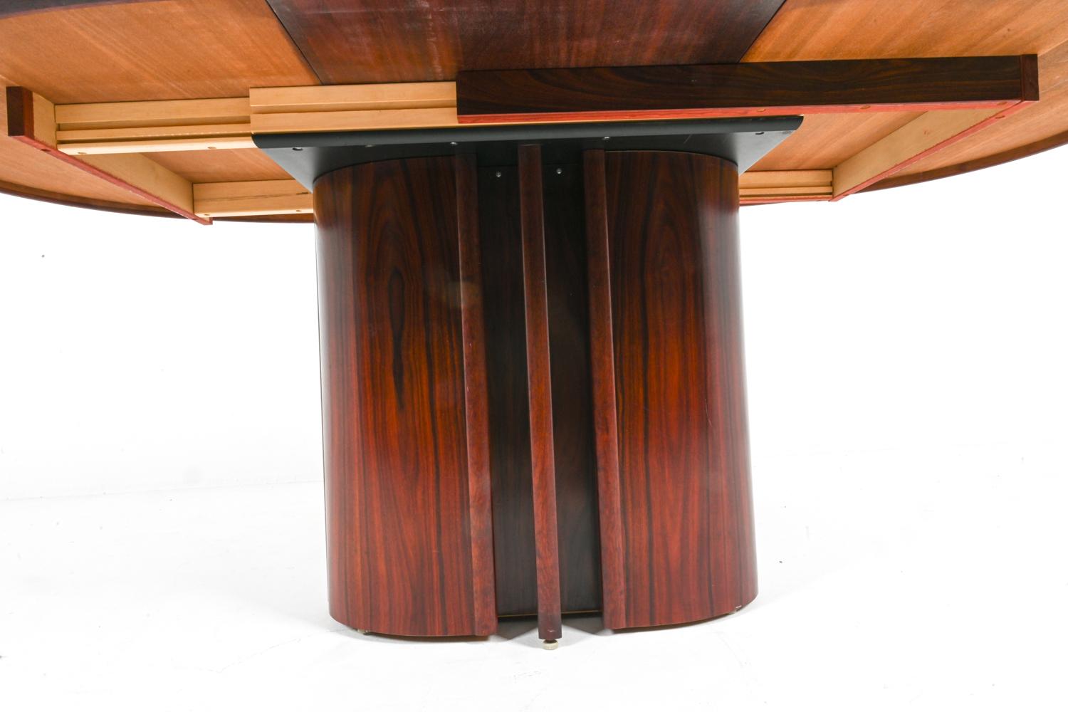 Wood Art Deco-Style Butterfly Leaf Dining Table by Skovby, Denmark 1970's For Sale