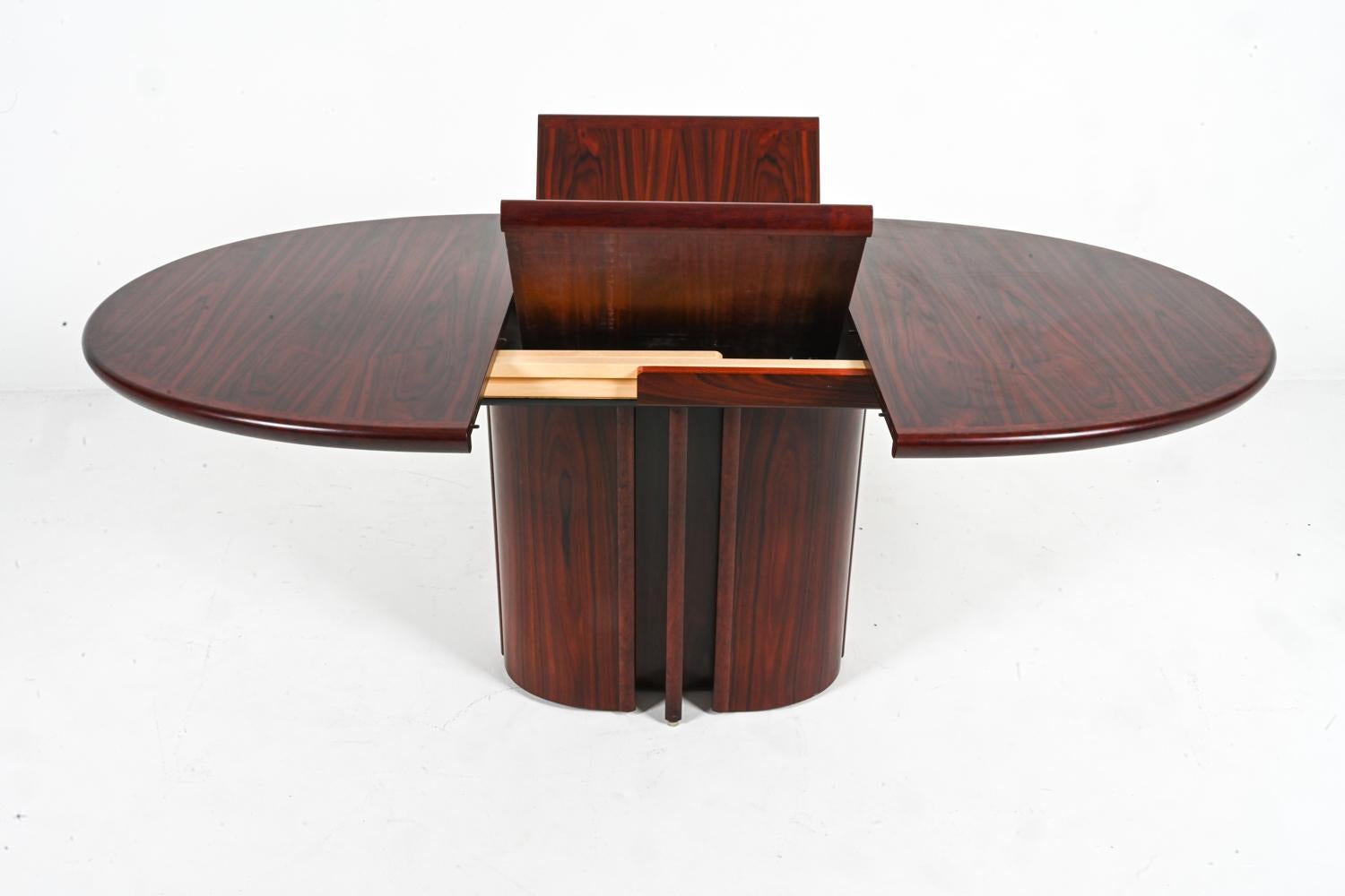Art Deco-Style Butterfly Leaf Dining Table by Skovby, Denmark 1970's For Sale 1
