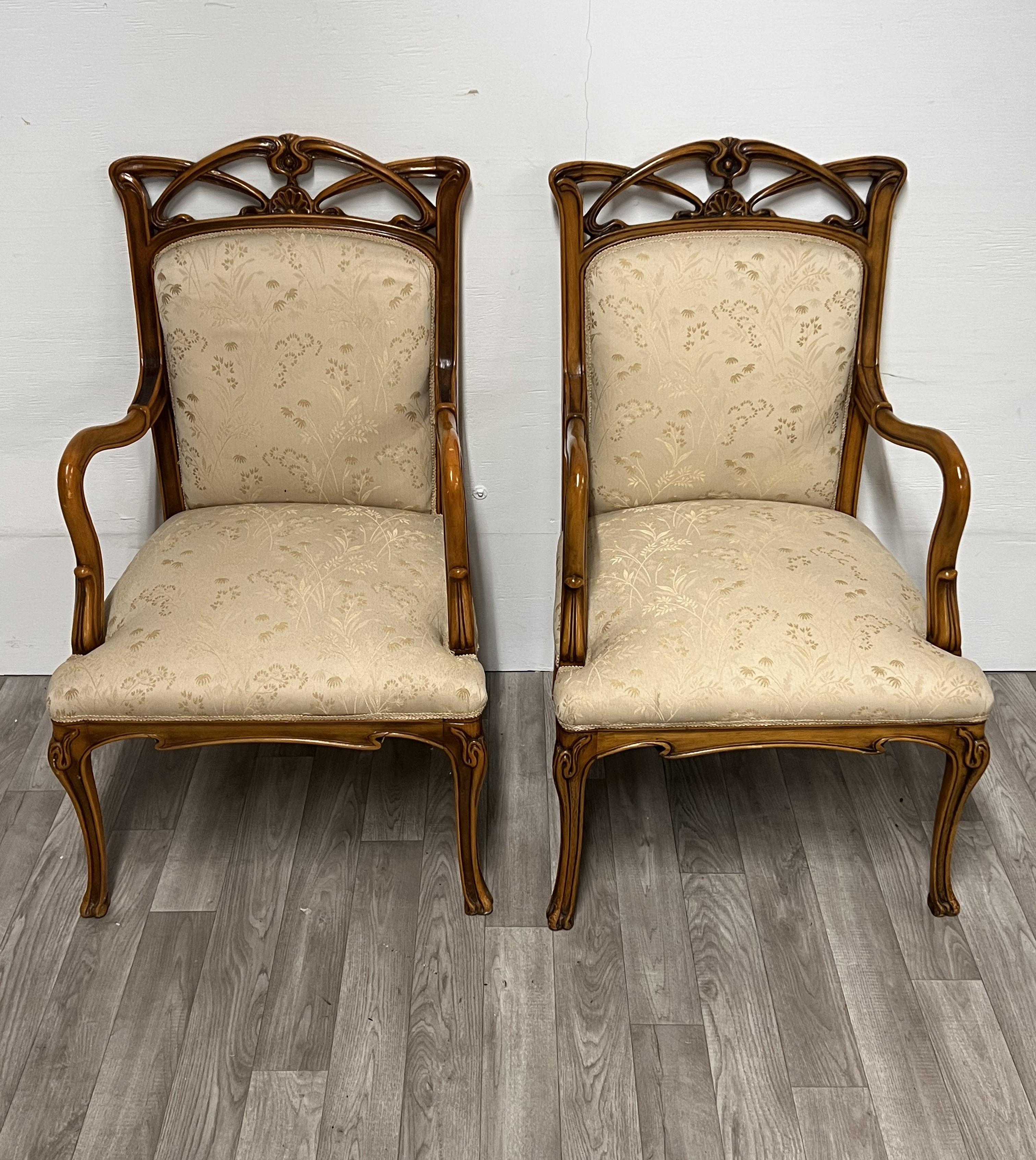 Metà XX secolo Sedie in stile Art Déco in vendita