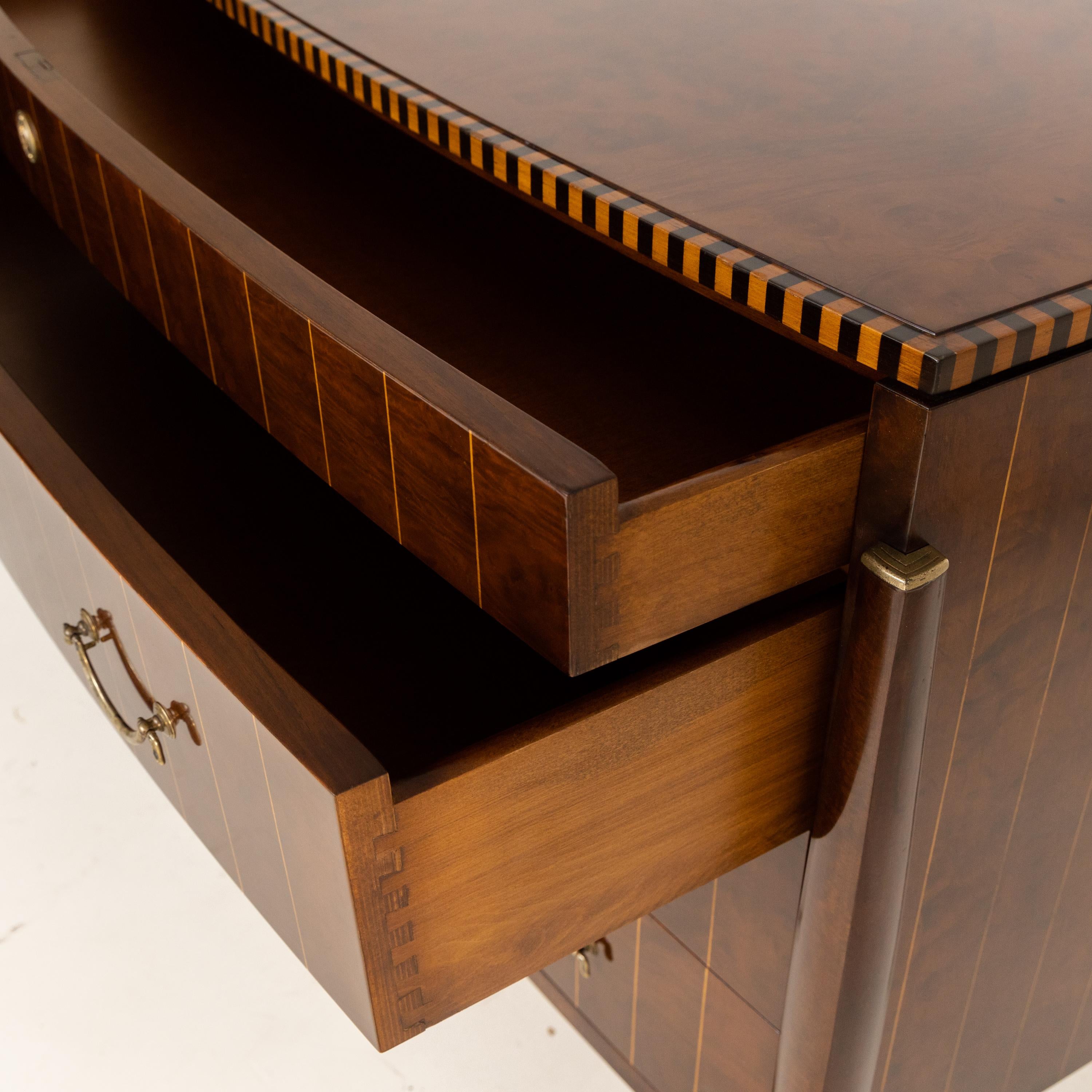 Art Deco Style Chest of Drawers, 1980s-1990s 1