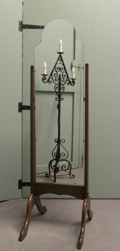 Art Deco Style Cheval Mirror The Mirror has an Arch shaped top