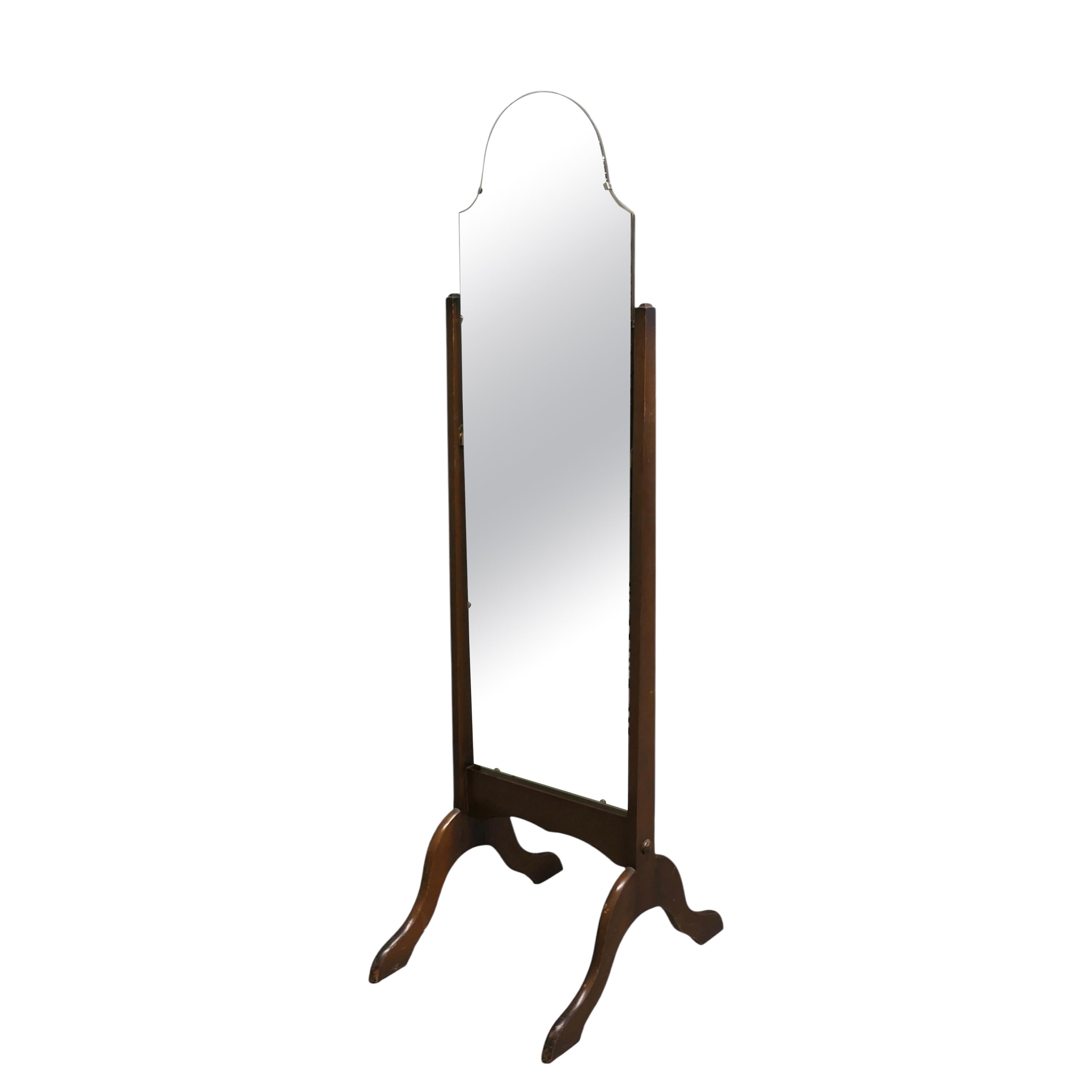 Art Deco Style Cheval Mirror The Mirror has an Arch shaped top