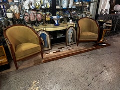 Art Deco Style Club Tub Chairs French style