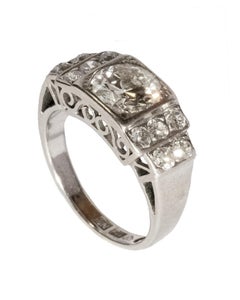Art Deco style Cocktail ring with 2.45ct Diamonds