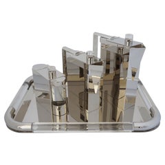 Art Deco Style Coffee Set by Punta Bacola for Montagnani