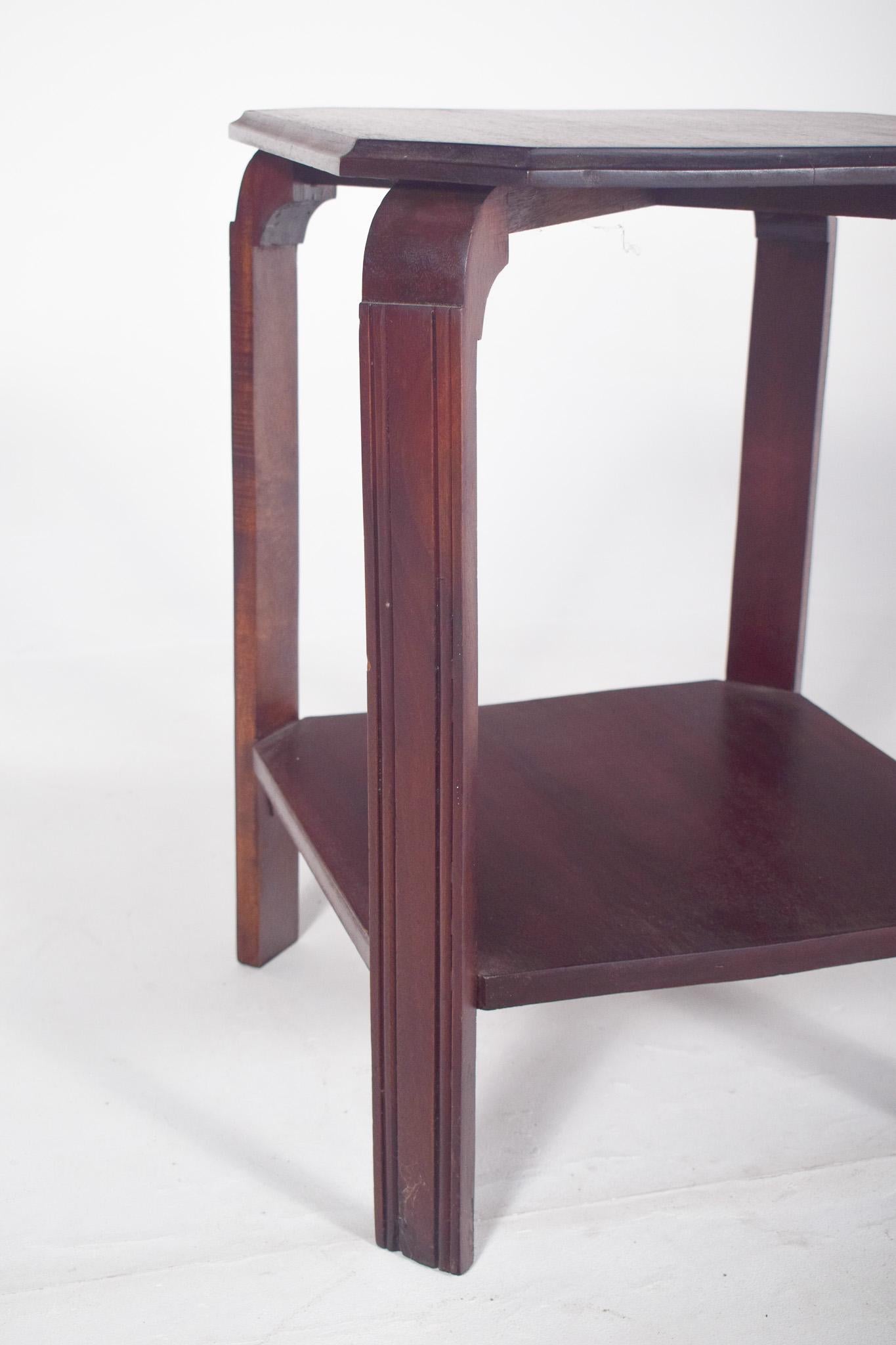 Mesa de centro estilo Art Déco, años 20 Madera en venta