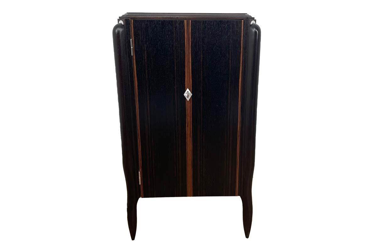 German Art Deco Style Commode Inspired by Ruhlmann with Macassar
