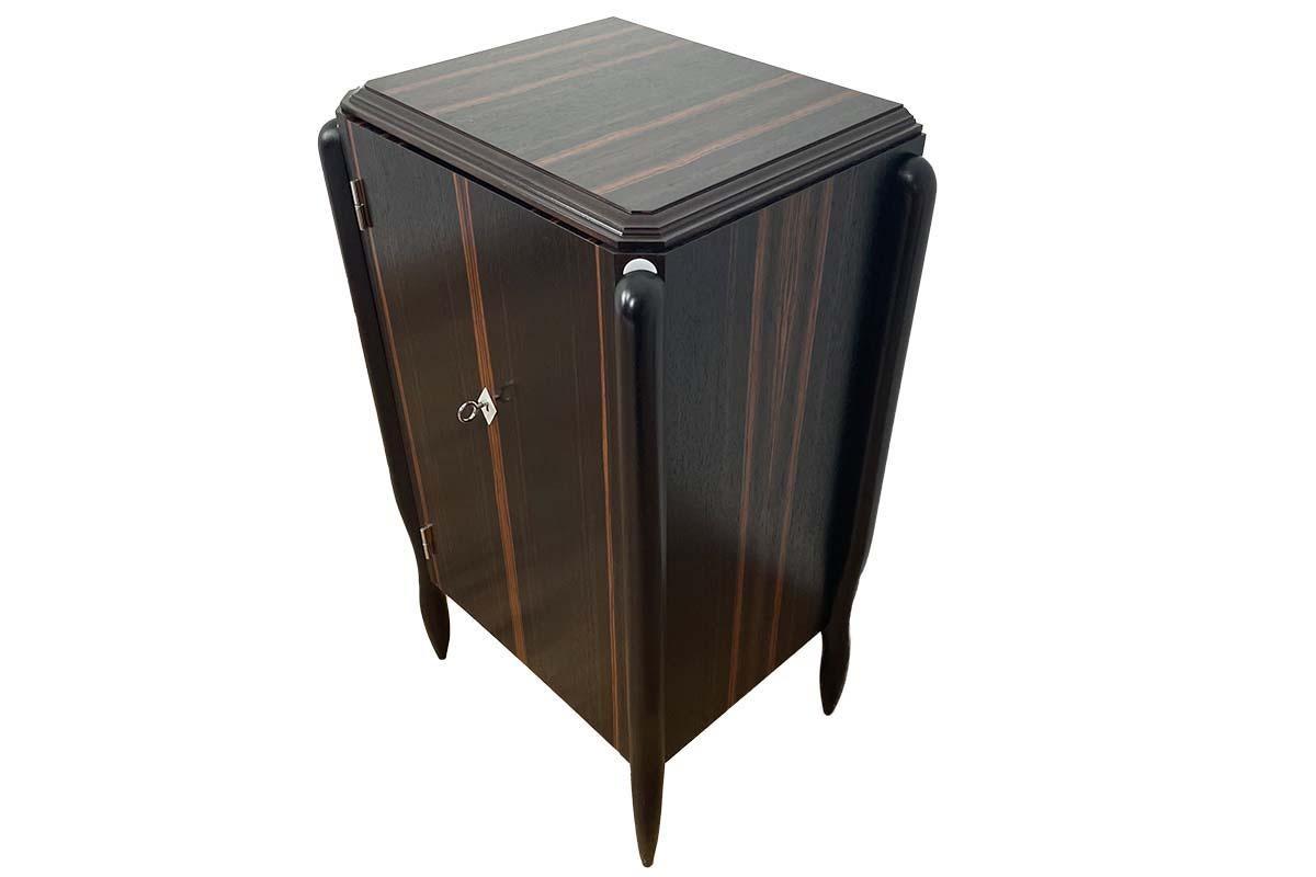 Art Deco Style Commode Inspired by Ruhlmann with Macassar 1
