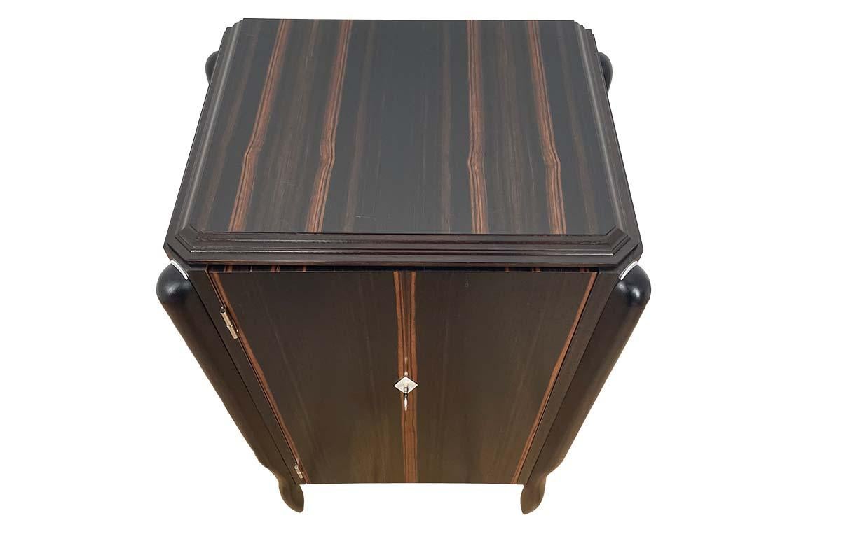 Art Deco Style Commode Inspired by Ruhlmann with Macassar 2