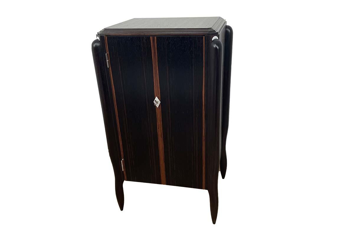 Art Deco Style Commode Inspired by Ruhlmann with Macassar 3