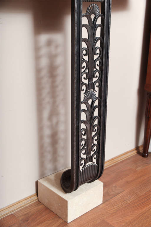 American Art Deco Style Console in the manner of Brandt For Sale