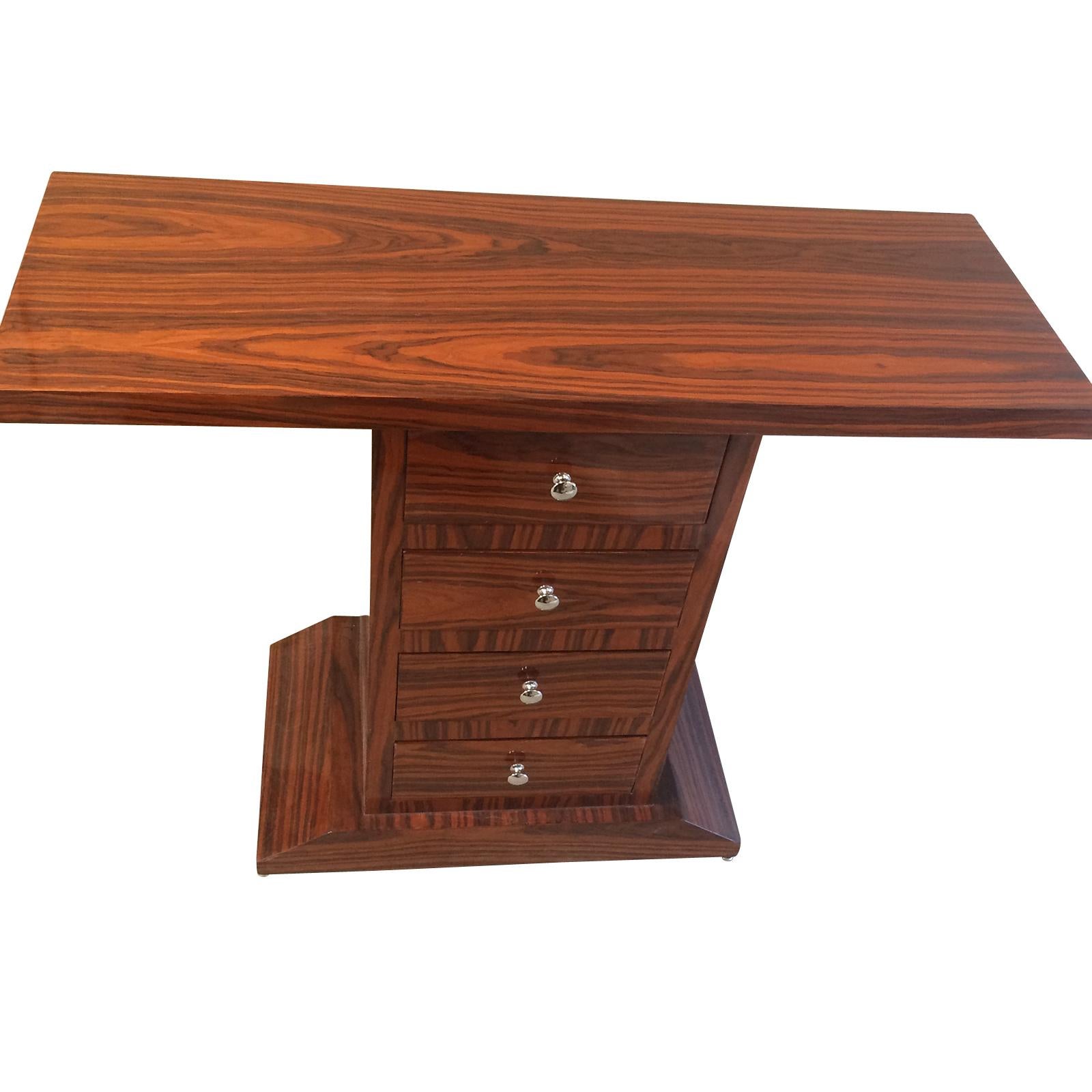 Late 20th Century Art Deco Style Console or Hall Table For Sale