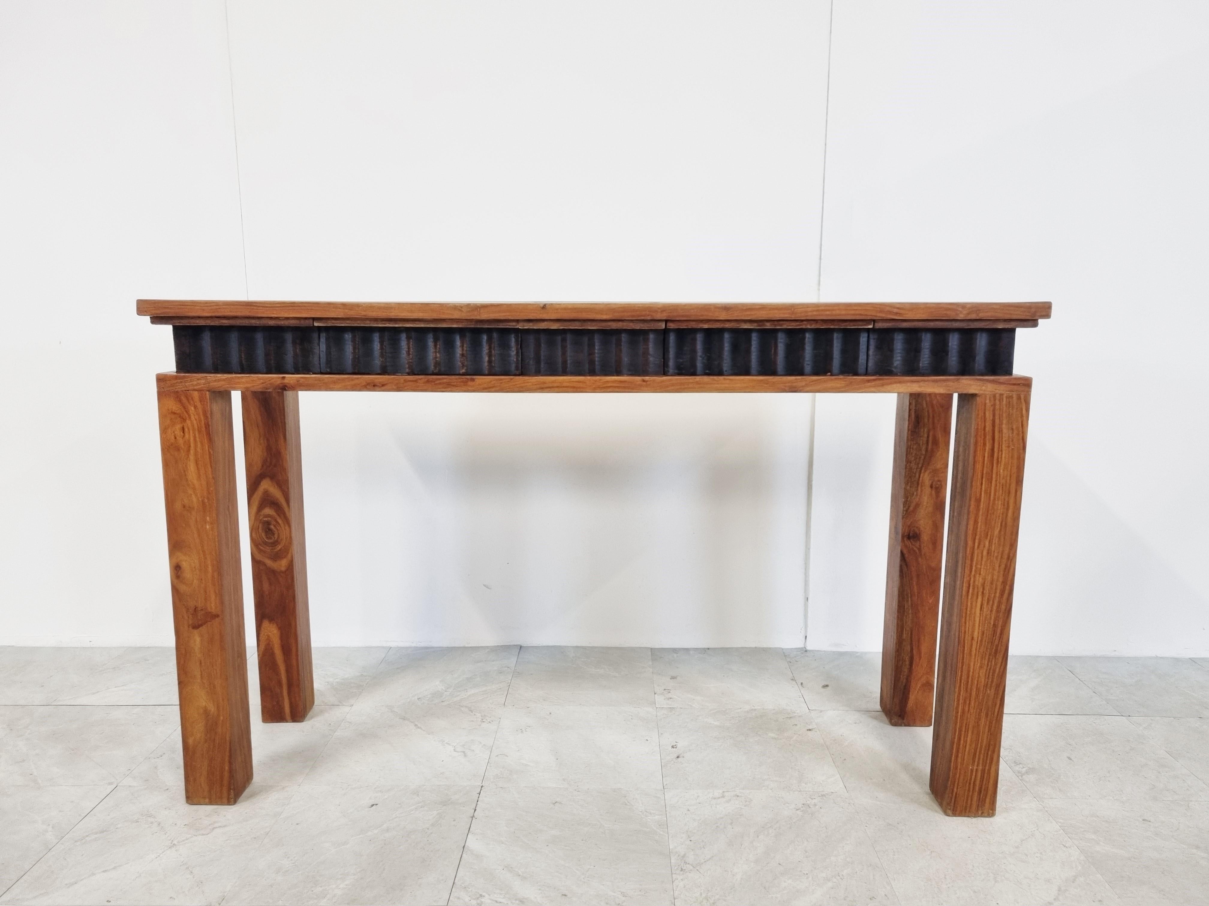 Art Deco Style Console Table, 1960s In Good Condition In HEVERLEE, BE