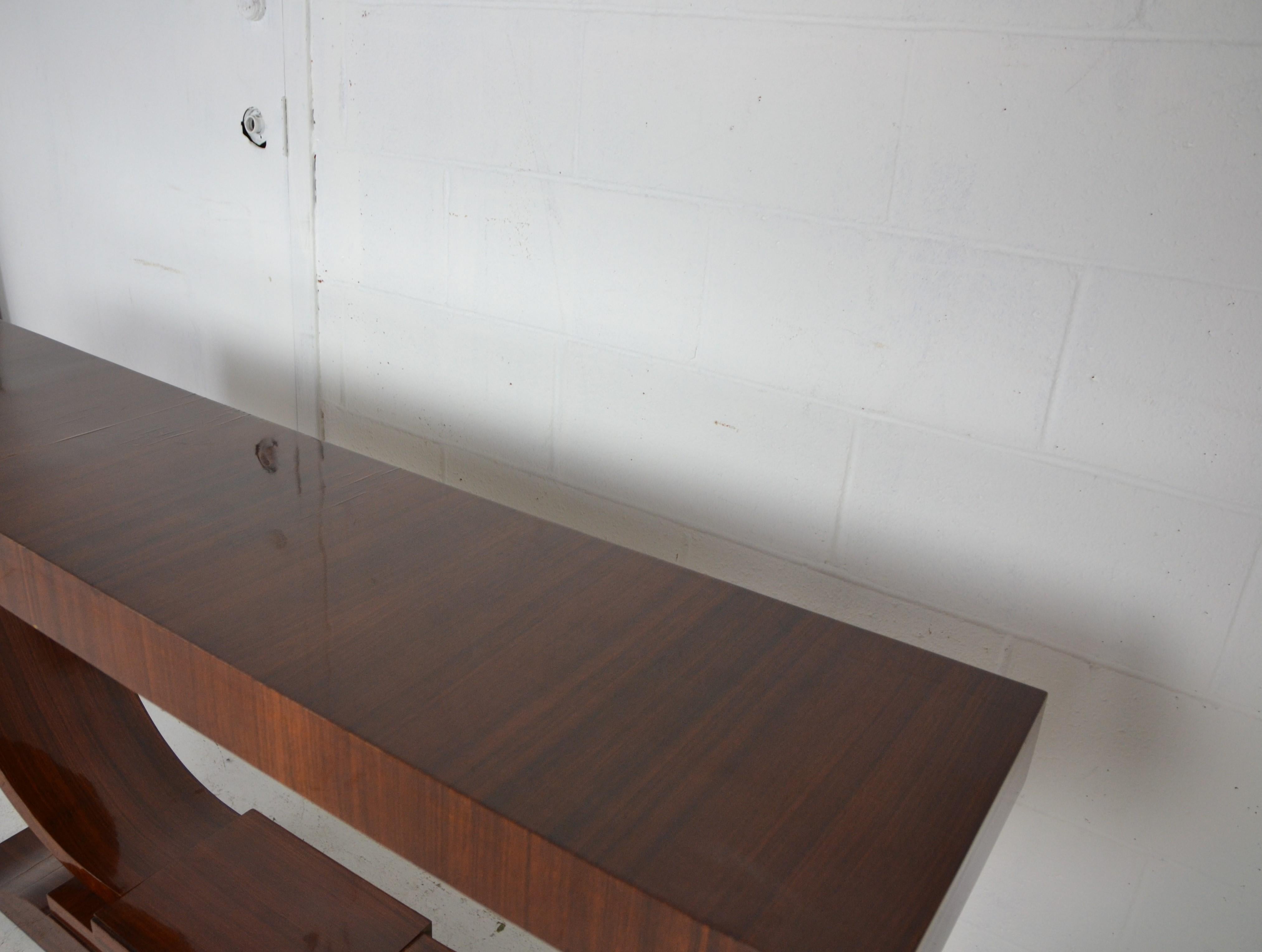 Art Deco Style Console Table In Good Condition In Pomona, CA