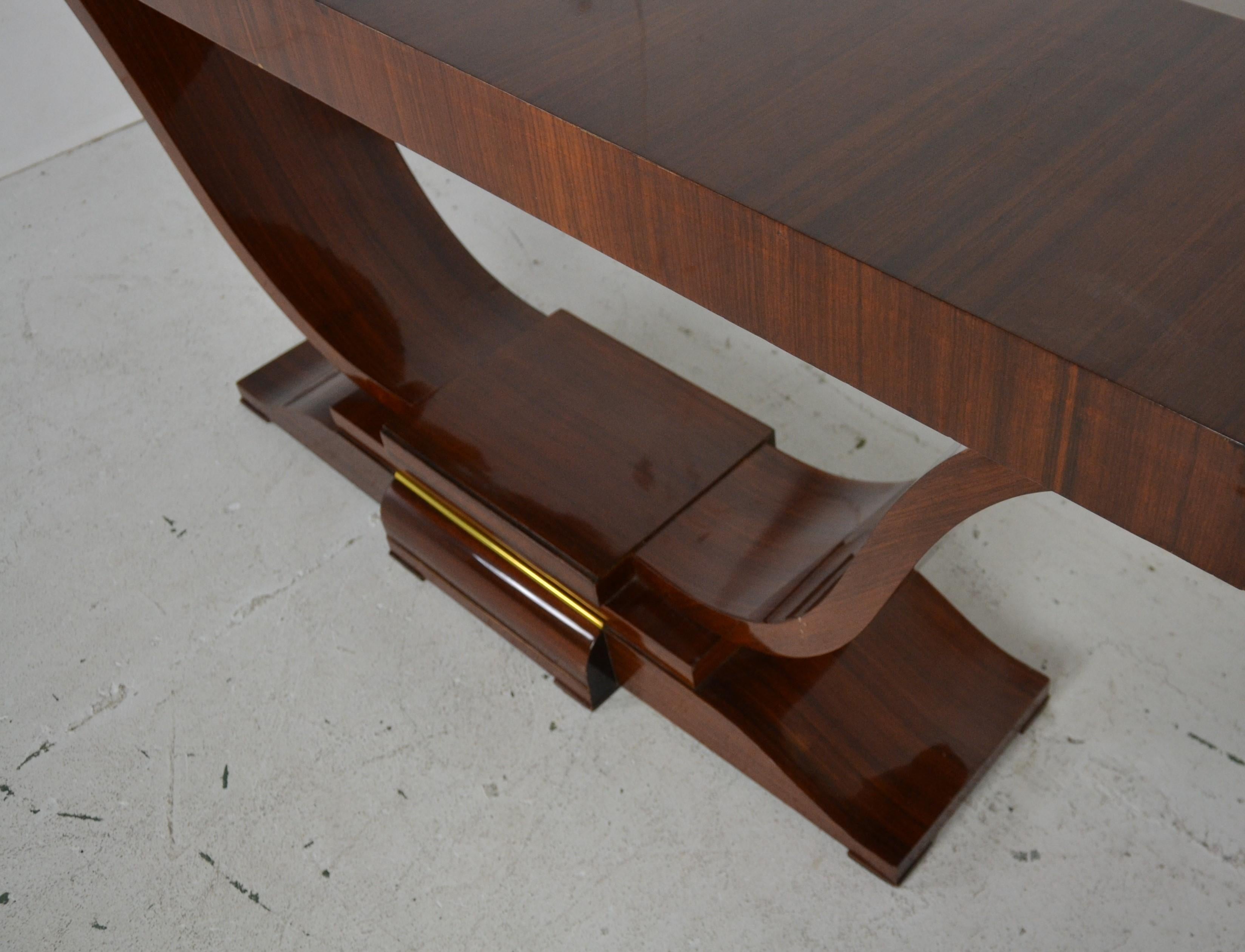 Late 20th Century Art Deco Style Console Table