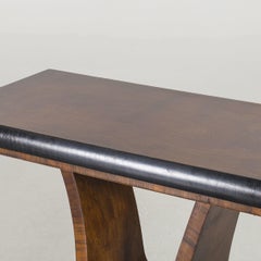 Art Deco Style Console Table in Walnut