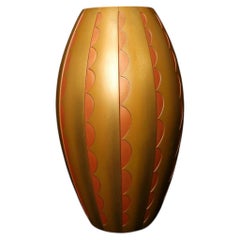 Art Deco Style Copper Vase by Neya Choroku (1897–1987), Japan, 20th Century