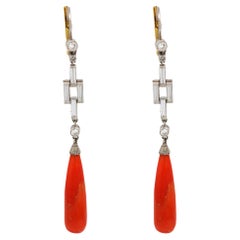 Pendientes de coral
