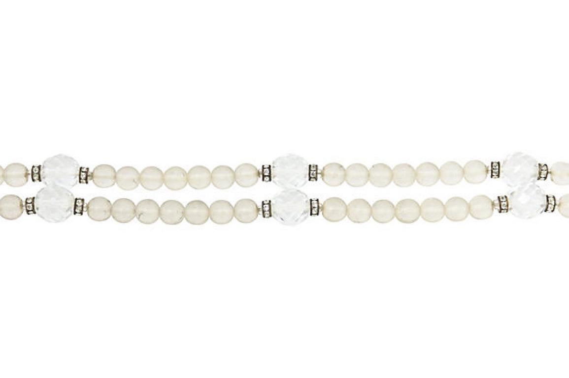 Collana di cristallo in stile Art Déco in vendita 1