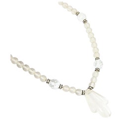 Art Deco Style Crystal Necklace