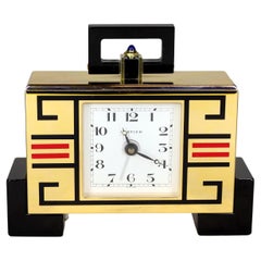 Art Deco Style 'Cube' Alarm Clock by Cartier