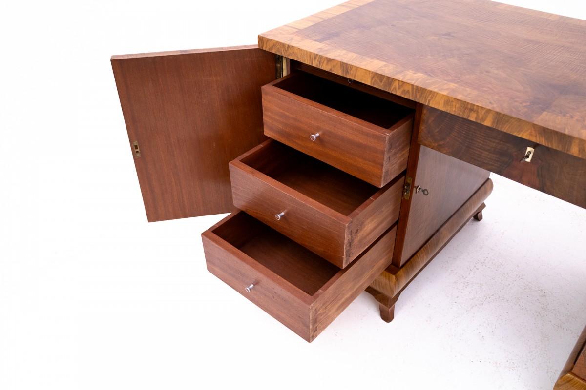 Art Deco style desk, Poland, 1940s 1