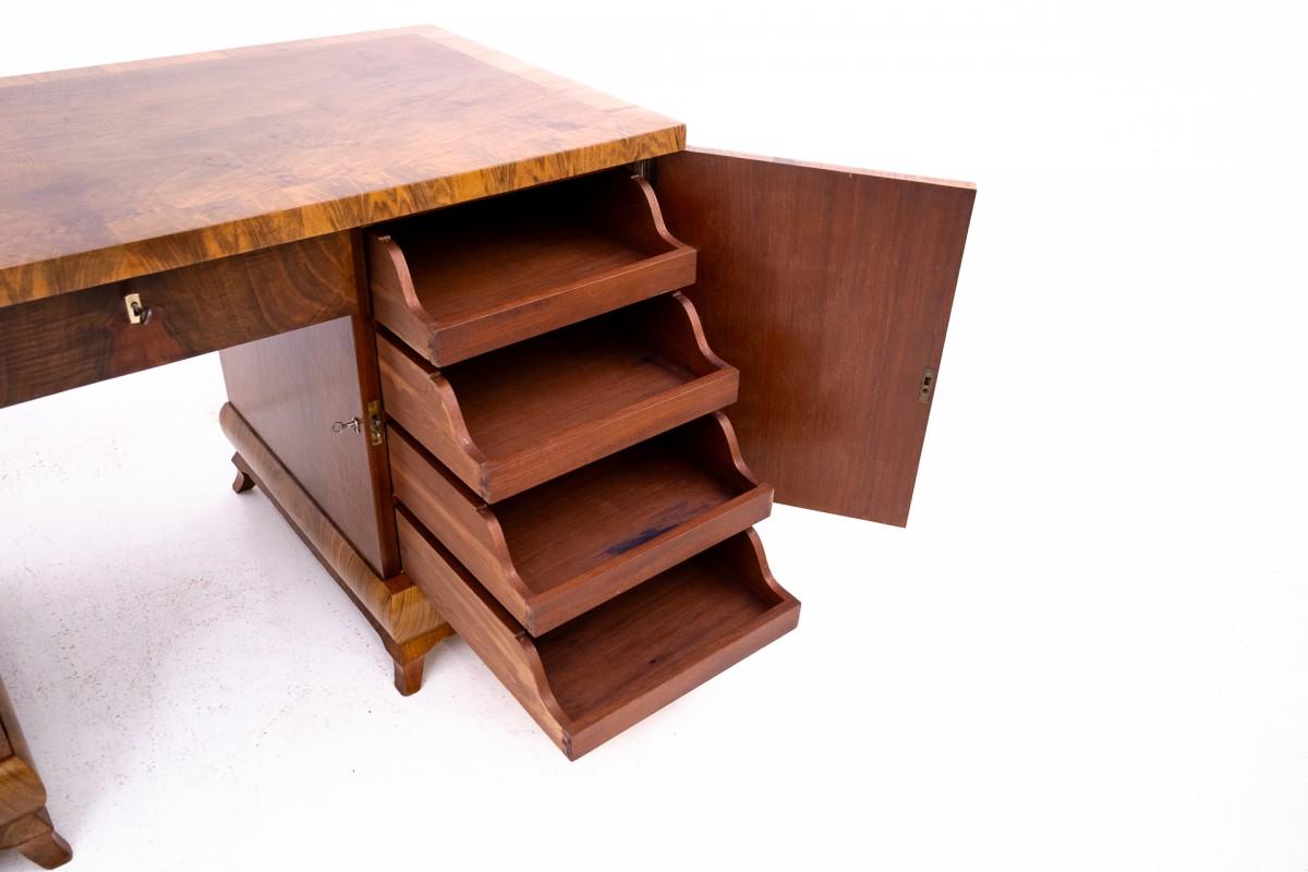 Art Deco style desk, Poland, 1940s 2