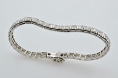 Bracelet tennis en platine et diamants, 1960