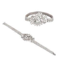 Bracciale di diamanti in stile Art Déco di Asprey & Company Limited
