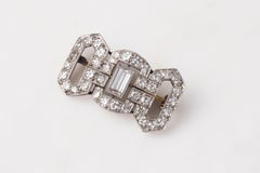 Art Deco Style Diamond Brooch