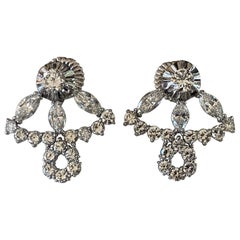 Orecchini di diamanti in stile Art Déco