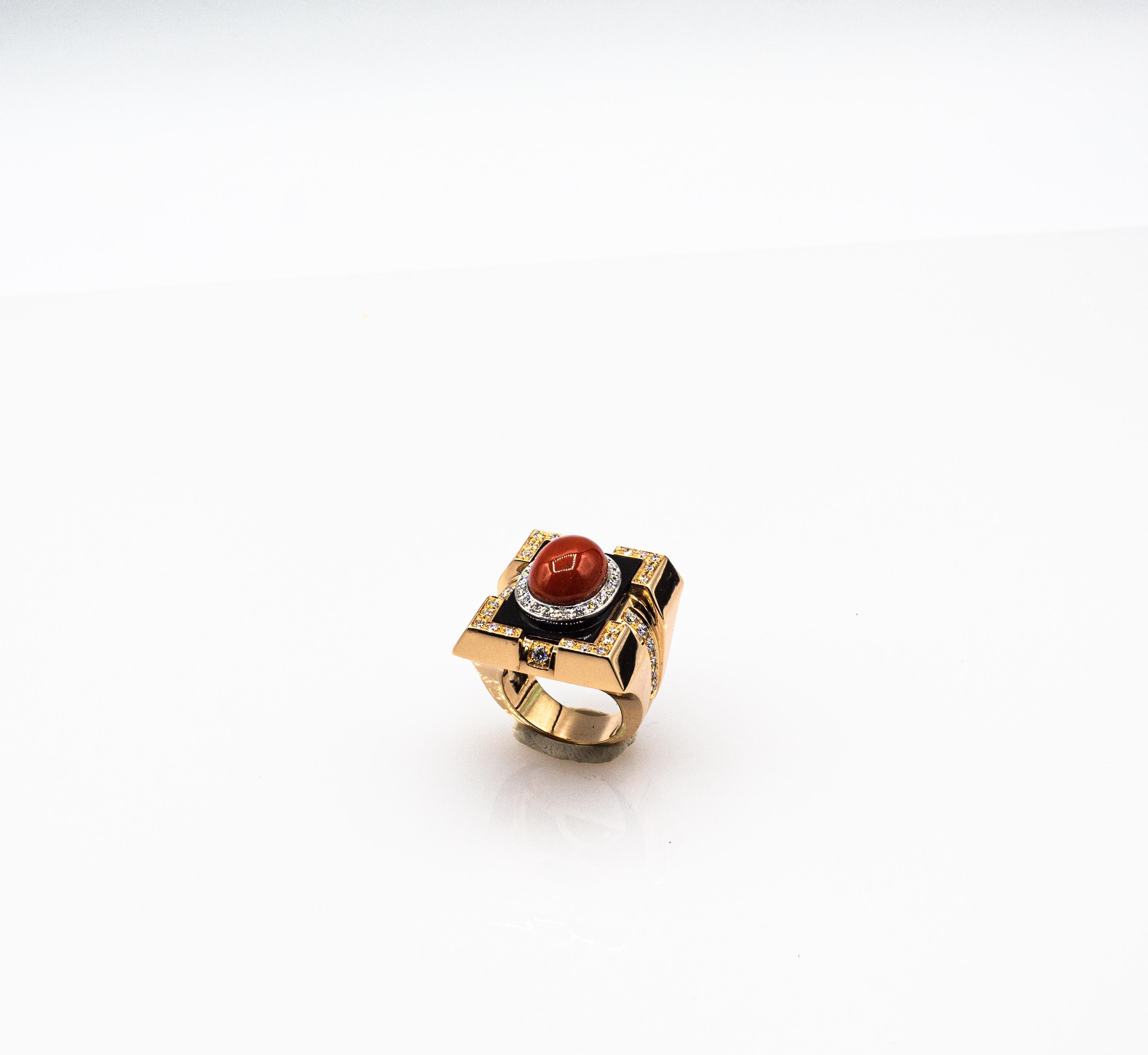 For any problems related to some materials contained in the items that do not allow shipping, please contact the seller with a private message to solve the problem.
We can ship every piece of our 1stdibs catalog worldwide.

This Ring is made of 14K