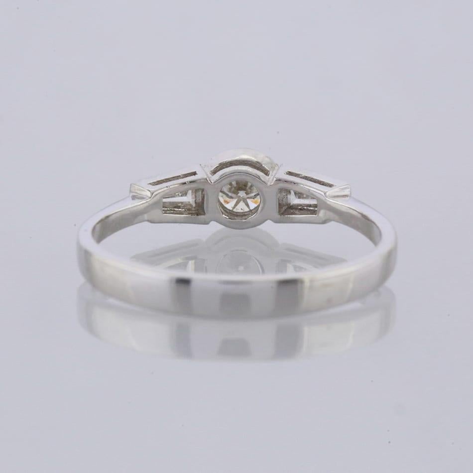 Brilliant Cut Art Deco Style Diamond Ring
