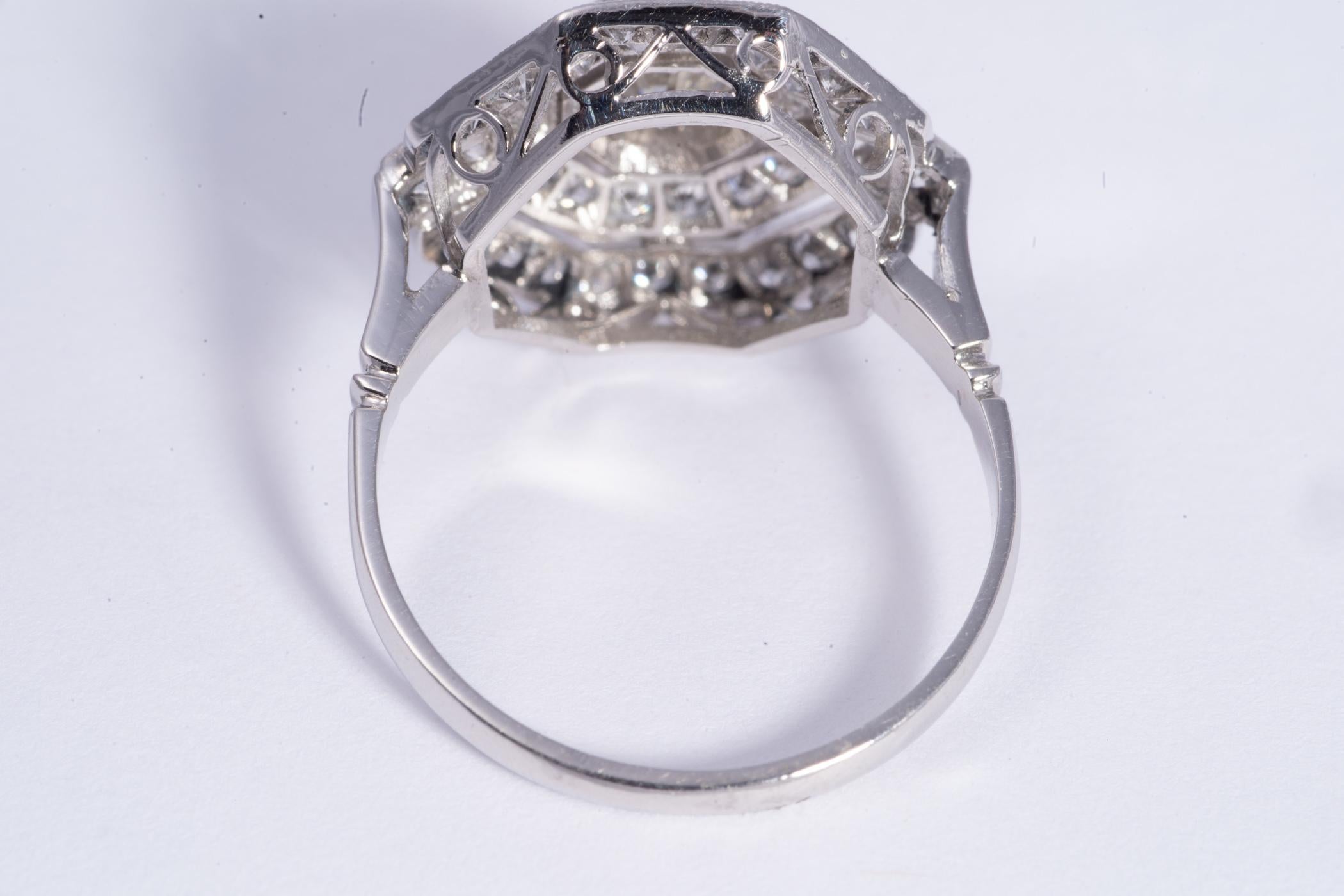 Art Deco Style Diamond Ring 3