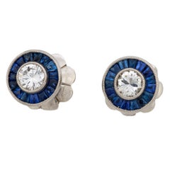 Platinum Stud Earrings